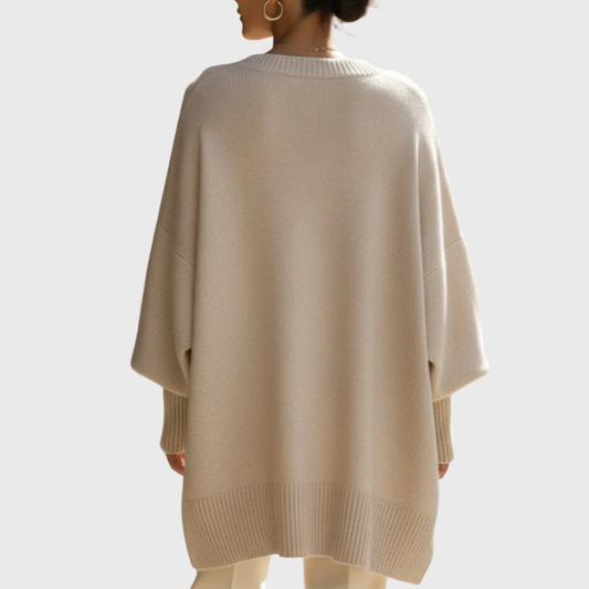 Livia - Calore leggero Poncho-Pullover Oversize